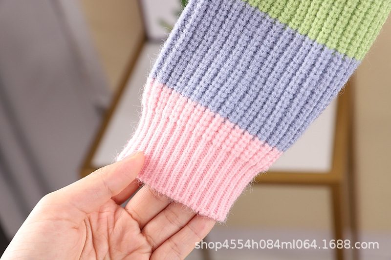 Kids Turtleneck Sweater Bottoming Shirt