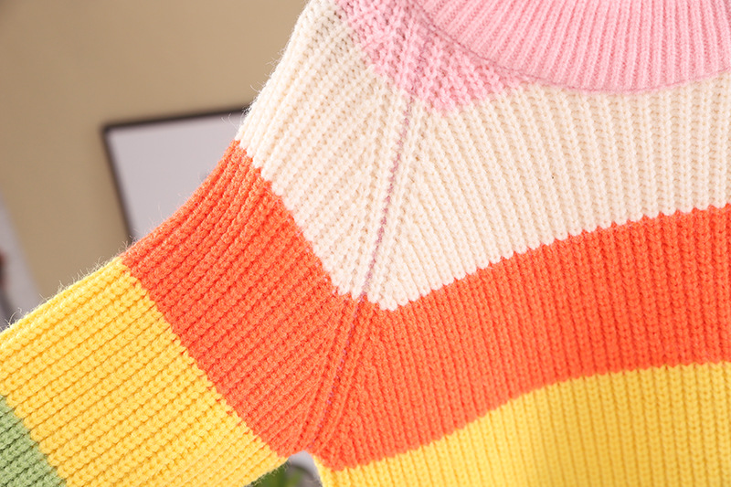 Kids Turtleneck Sweater Bottoming Shirt