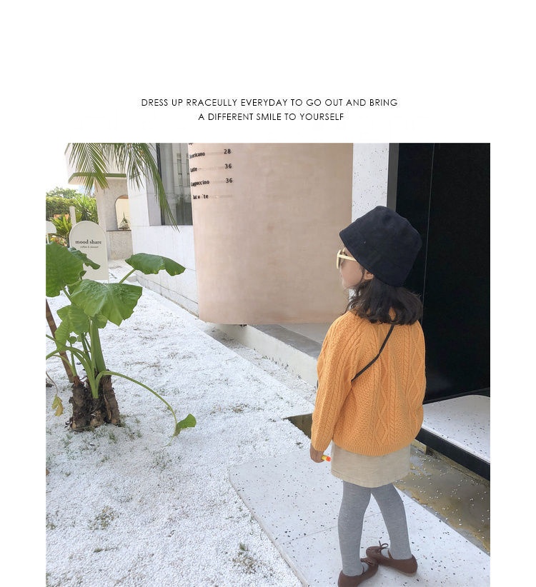 Girl Knit Shirt Pullover Sweater