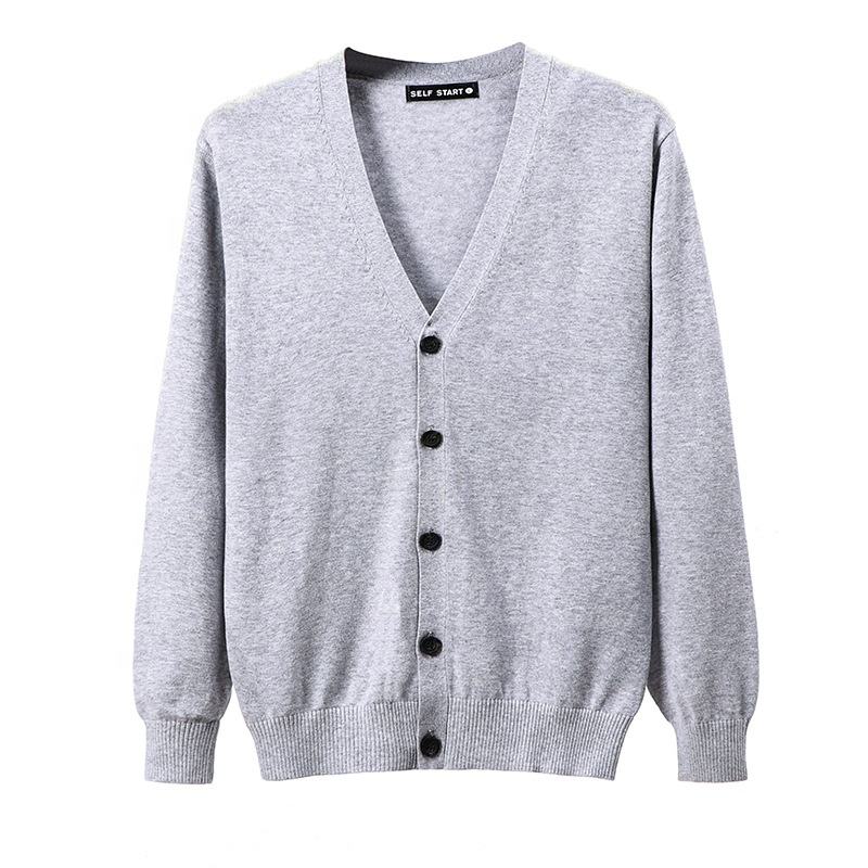 Men Casual knitted Loose Vneck Sweater