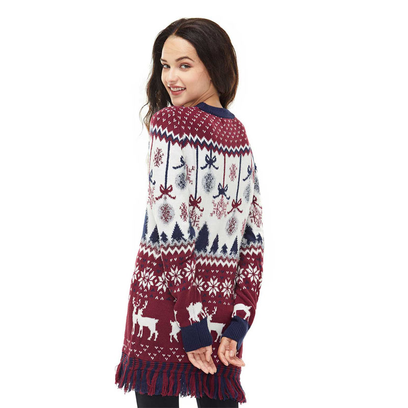 Tassel Festive Women's Christmas Sweater