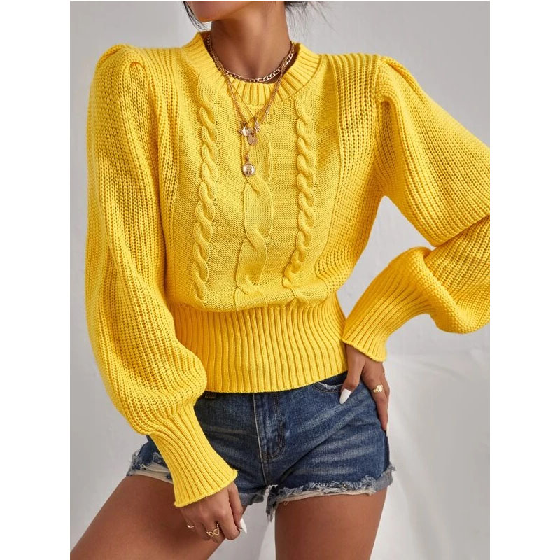 New Deign Women's Pure Color Sweater