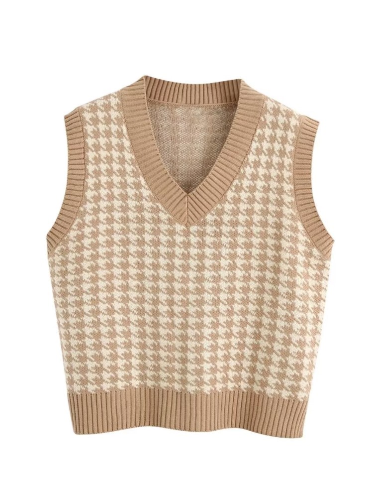 Sleeveless Vest New Sweater Loose Knitwear