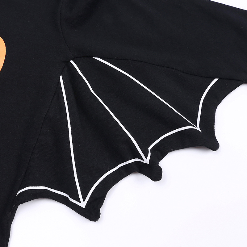 Halloween Children's Bat-pumpkin Cute Onesie
