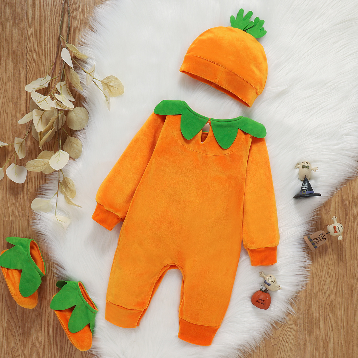 Pumpkin Halloween Orange Cute Children Sweater