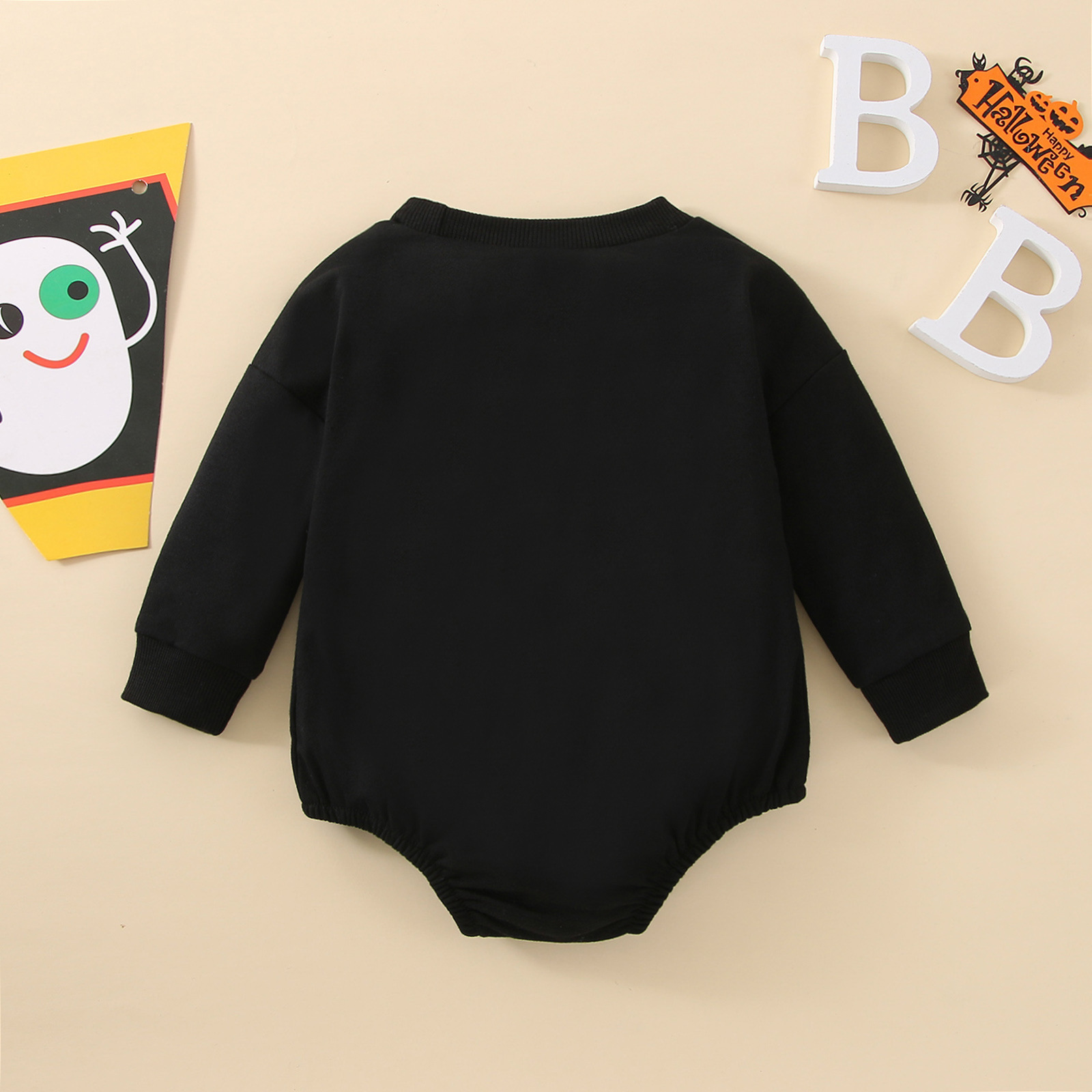 Spooky Black Cute Children's Hoodie Sweater