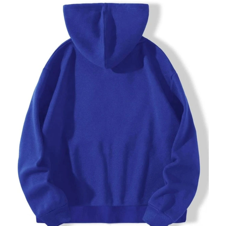 Spider Web Blue Print Zipper Hoodie