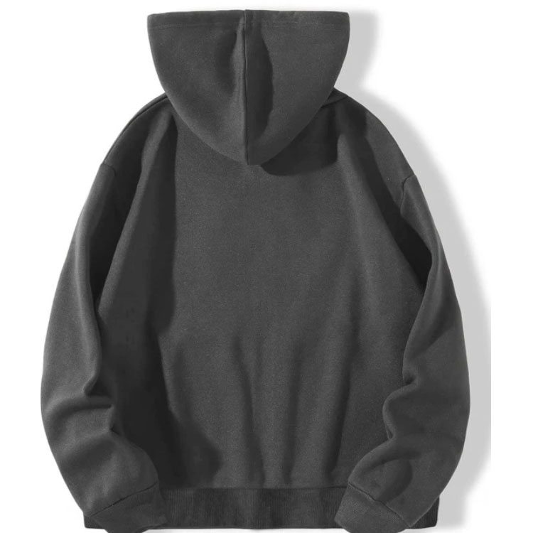 Spider Web Grey Print Zipper Hoodie