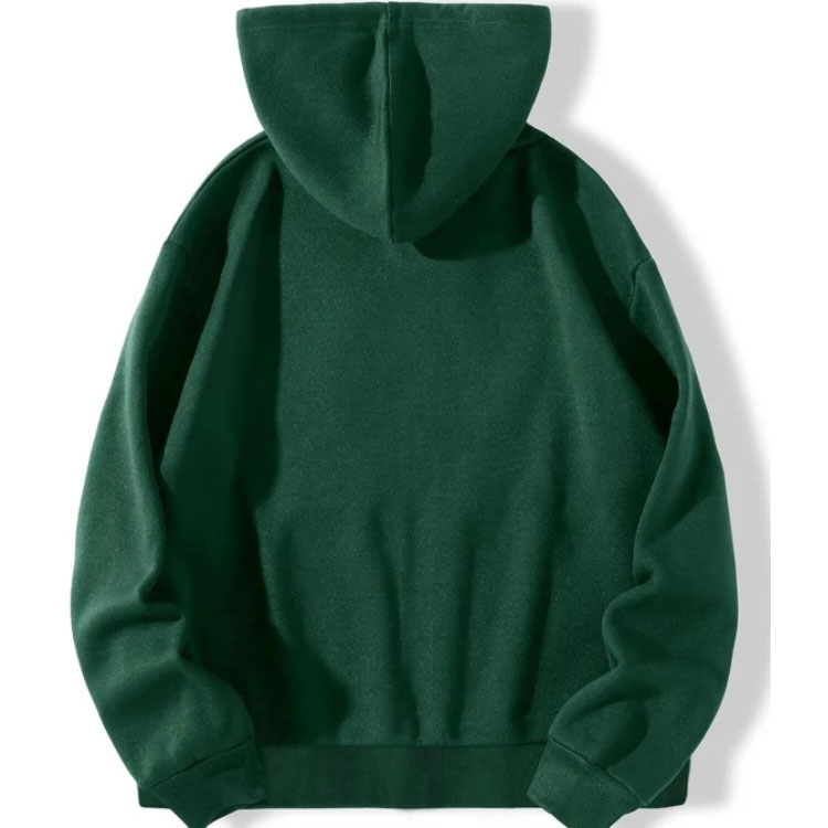 Spider Web Green Print Zipper Hoodie