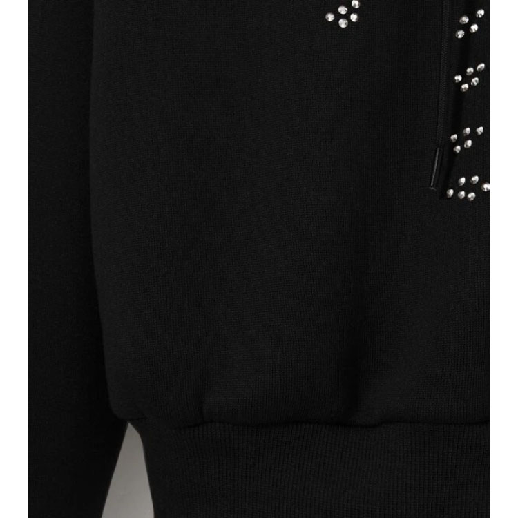 Skeleton Pattern Zip Up Drawstring Hoodie