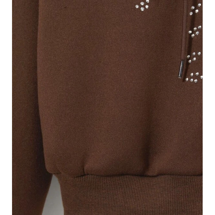 Halloween Brown Zip Up Drawstring Hoodie