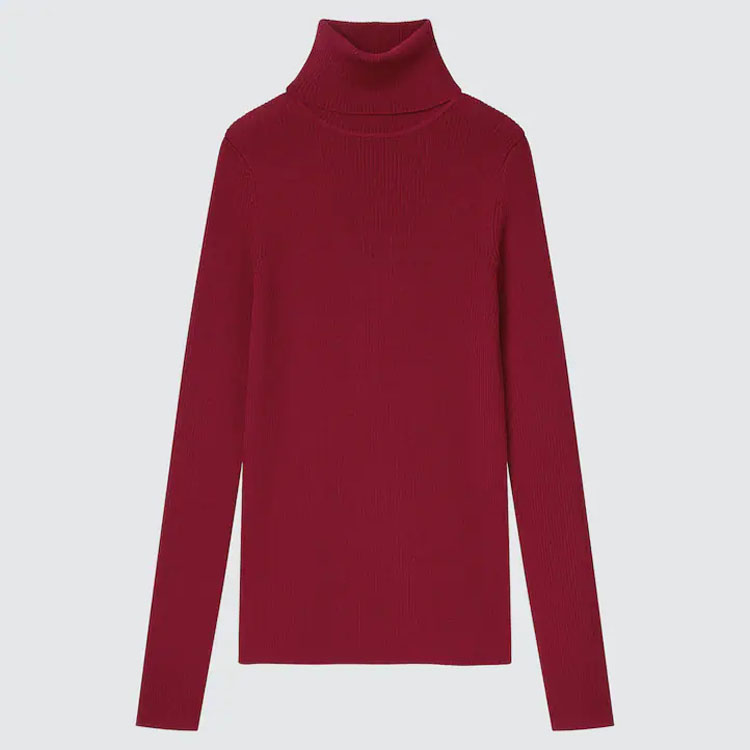 Extra Fine Merino Ribbed TurtleNeck Jumper