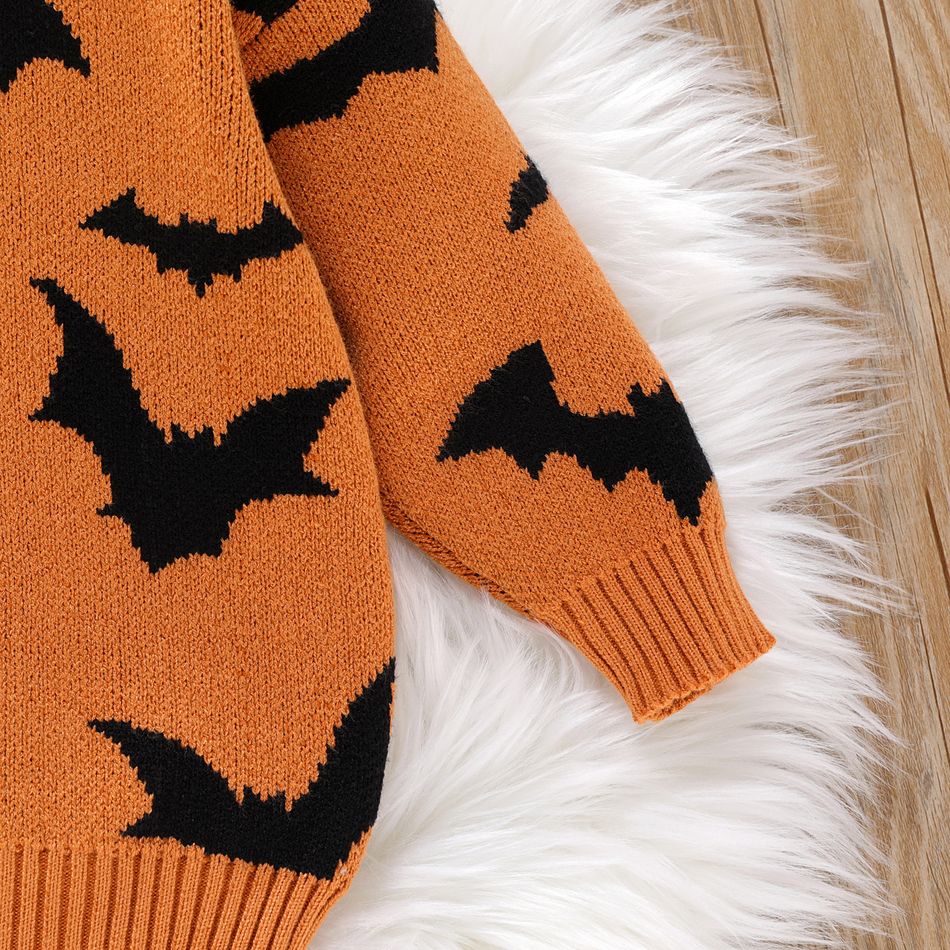 Children's Knitted Bat Sweater Halloween
