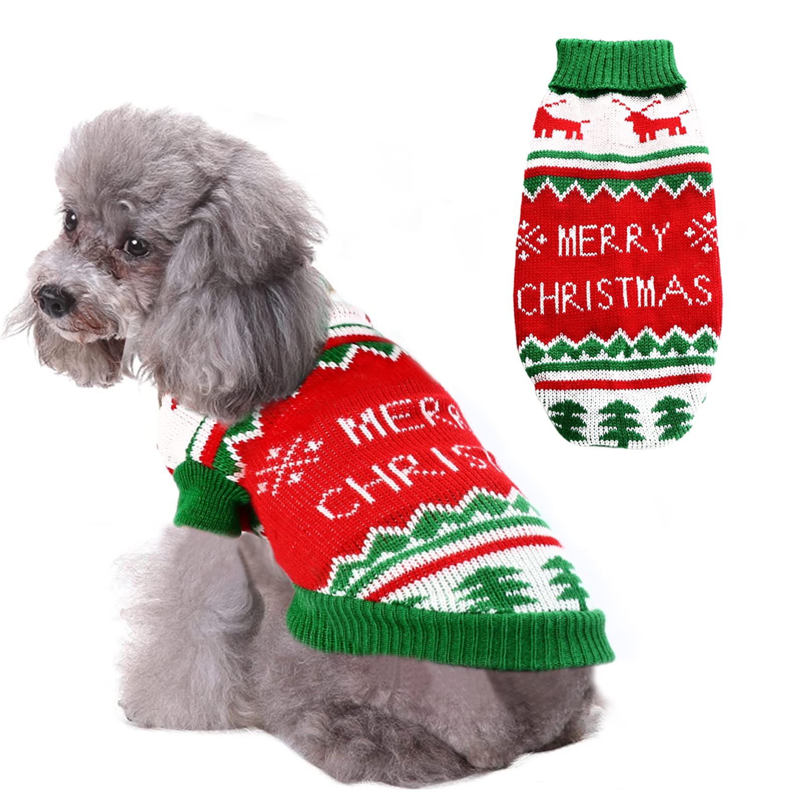 Pet Christmas Cat Dog Sweater Pullover