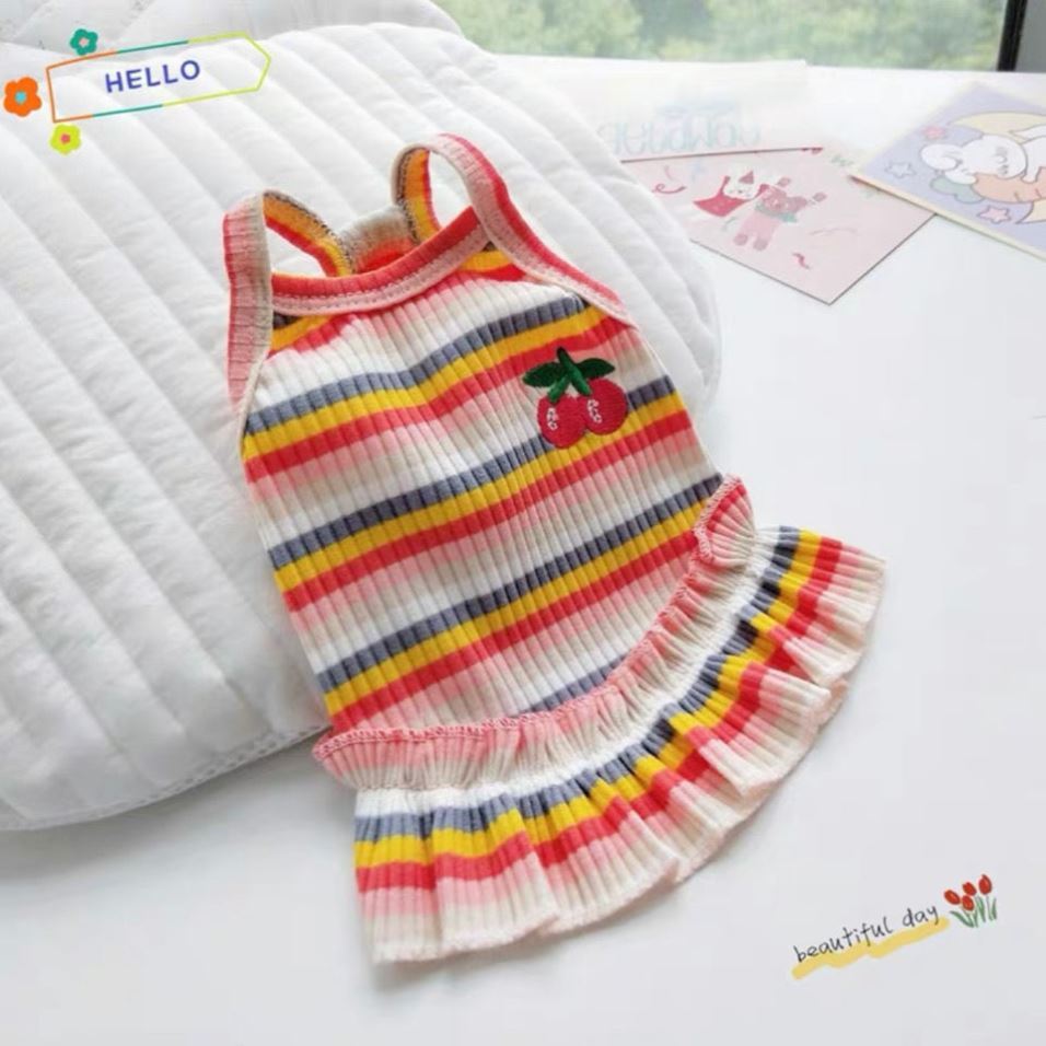 Pet Clothes Striped Pullover Cute Sweater