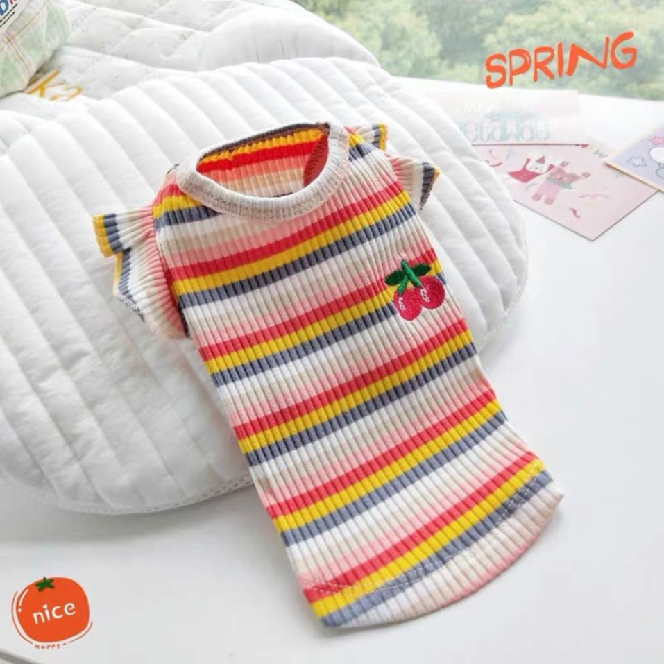 Pet Clothes Striped Pullover Cute Sweater