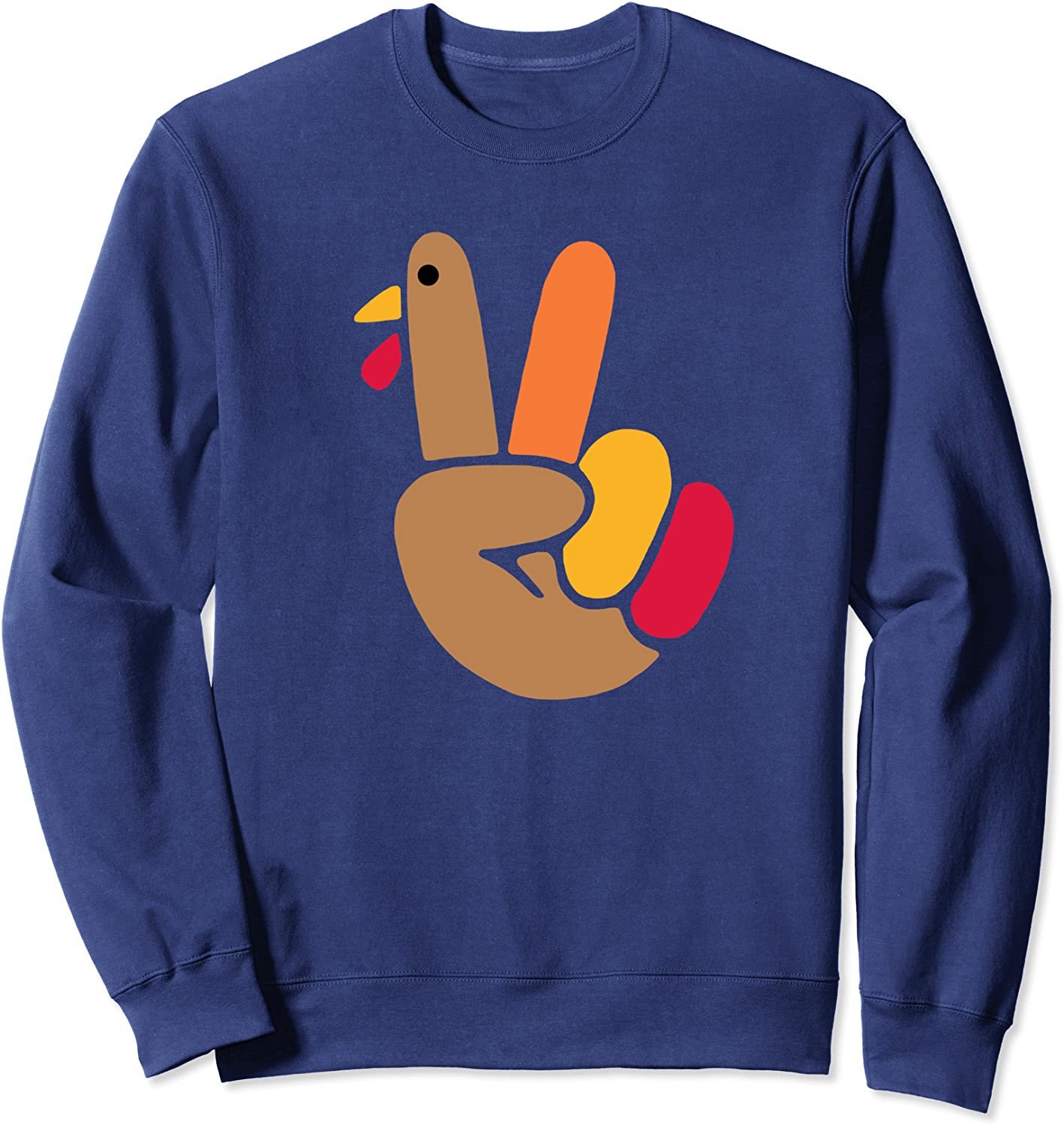 Thanksgiving Men's Roundneck Printed Pullover