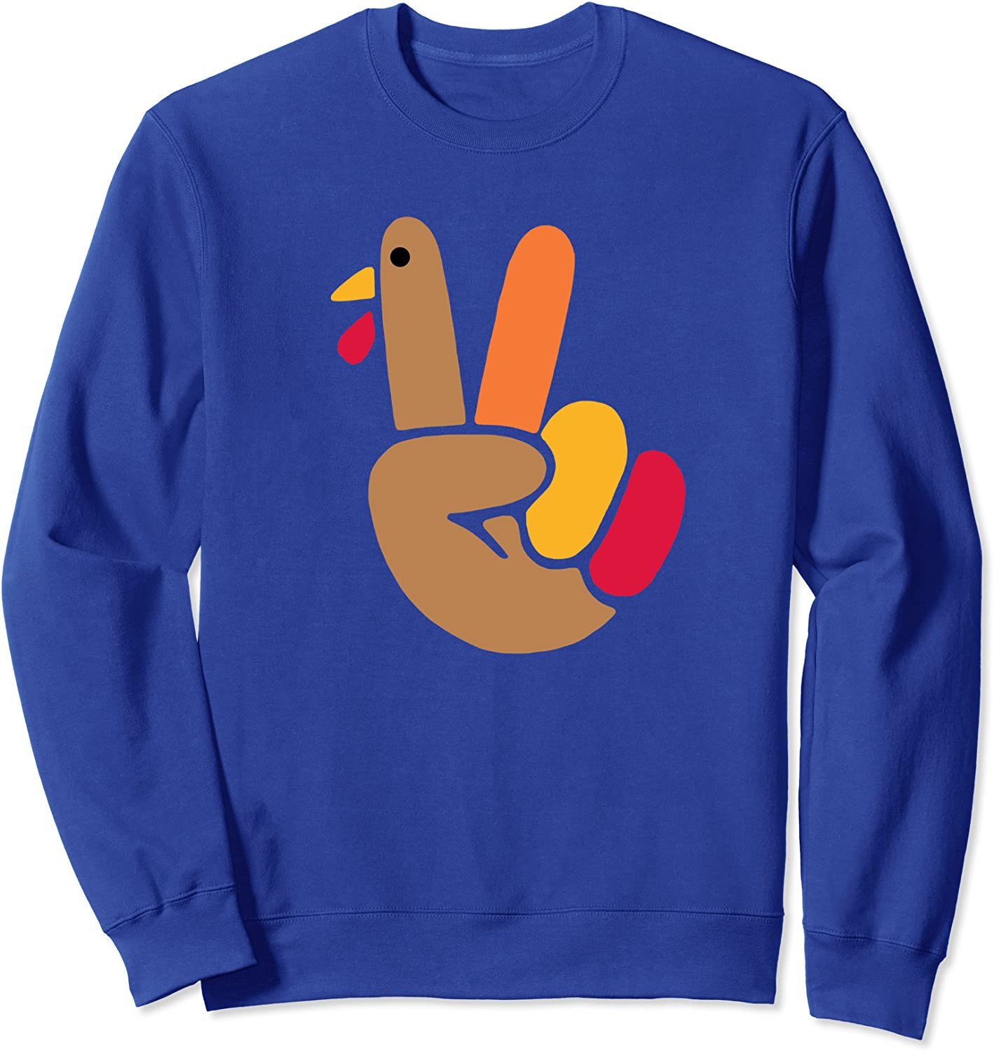 Thanksgiving Men's Roundneck Printed Pullover