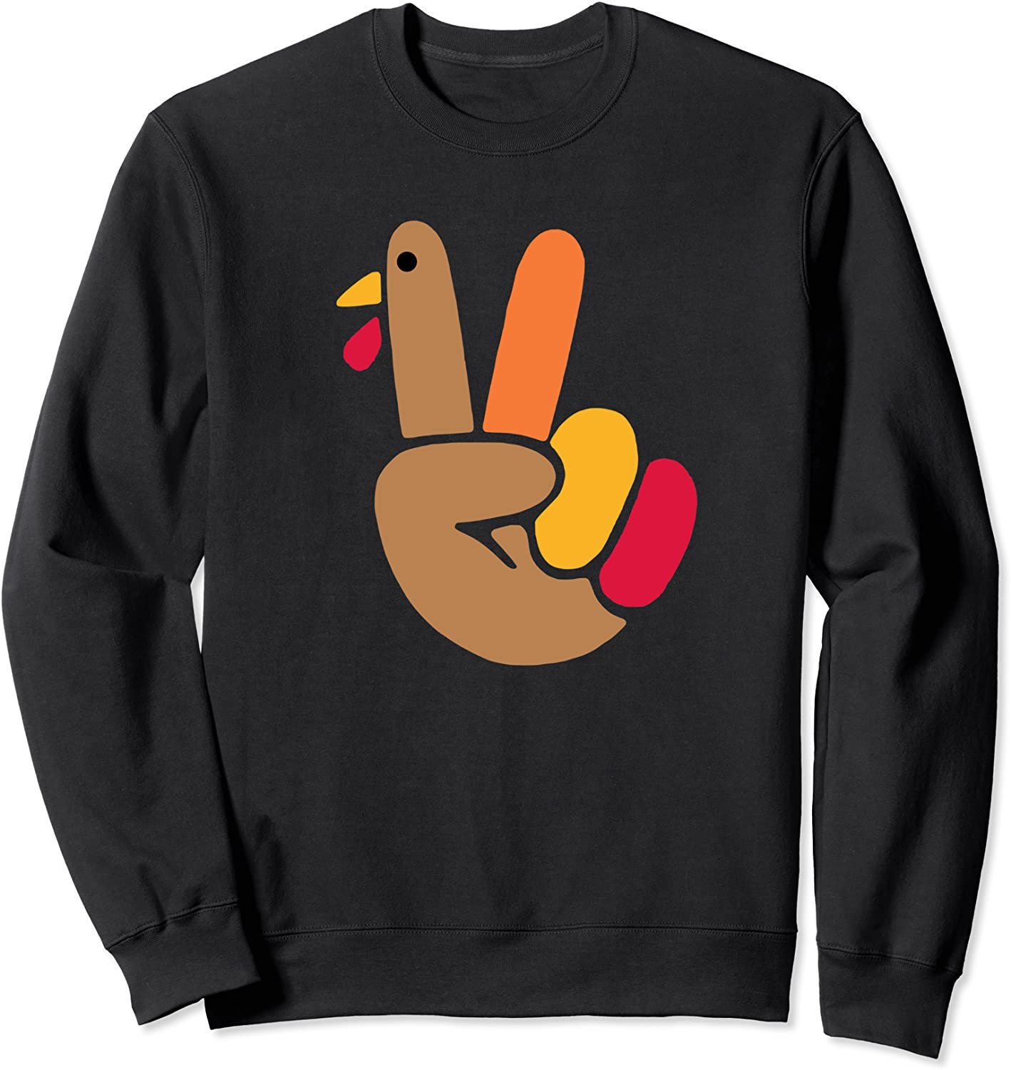 Thanksgiving Men's Roundneck Printed Pullover
