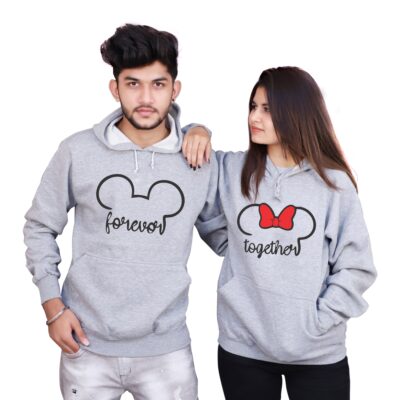 Valentine's Day Grey Funny Top Hoodie
