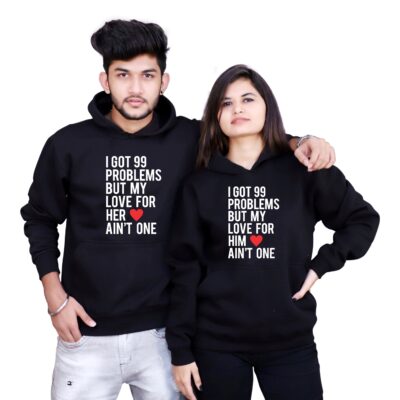 Valentine's Day Printed Hoodie Thermal Top