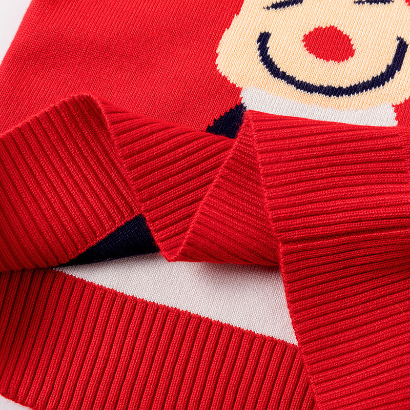 Fawn Knitting Merry Christmas Kids Sweaters