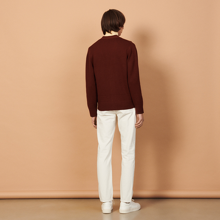 Wool Cardigan With Embroidery Sweaters