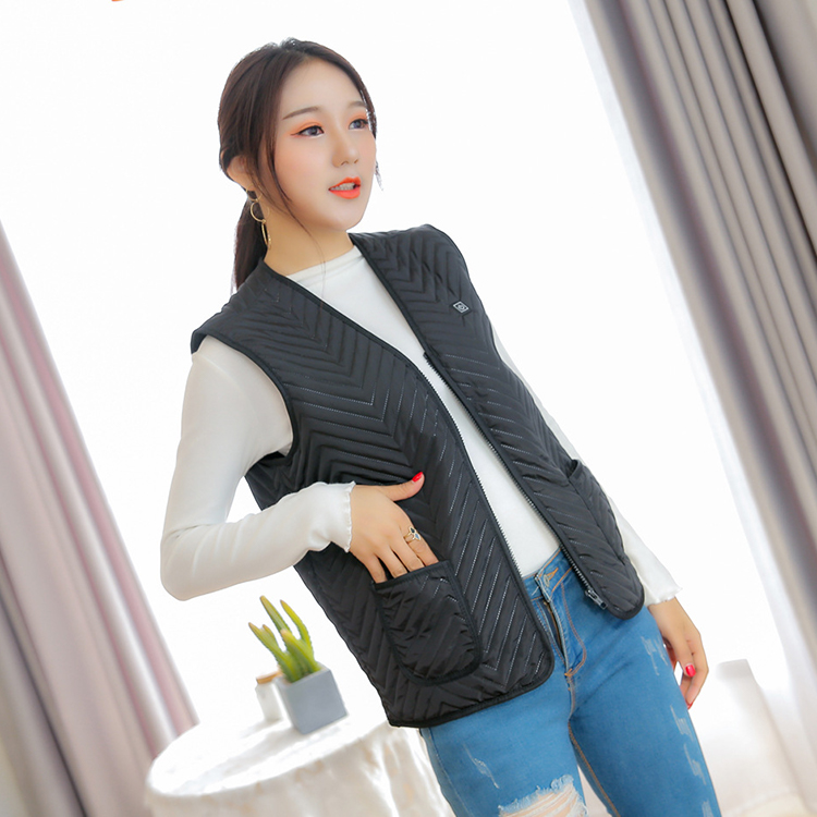 Women Trapping Sweat USB Heating Vest