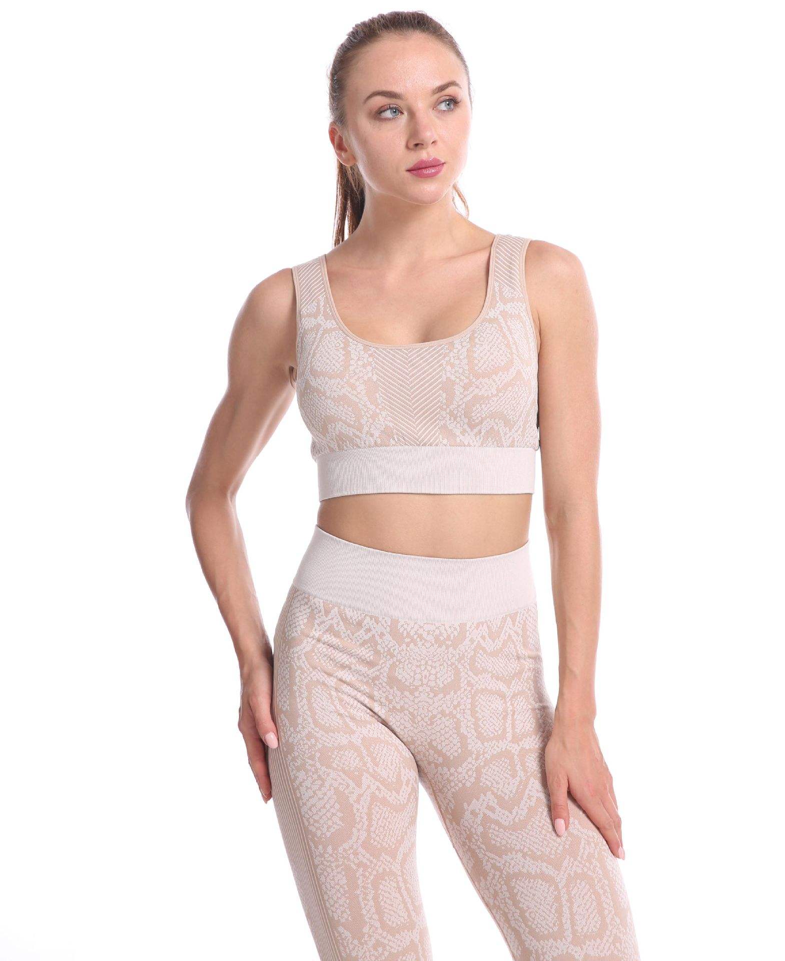 High Waist Yoga Running Sets Tie Dye Gym Activewear Set