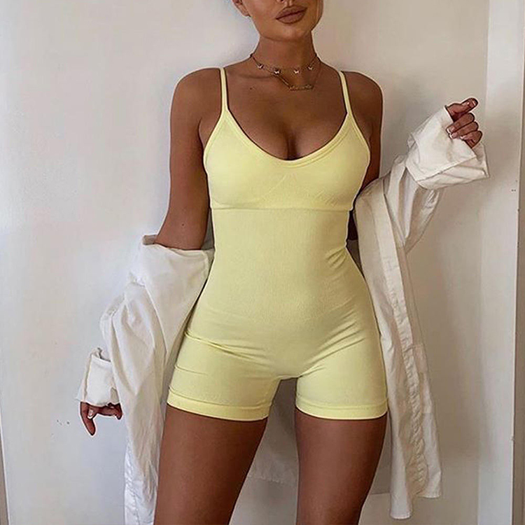 Leggings Seamless Fitness Jumpsuit Sexy Yoga Set