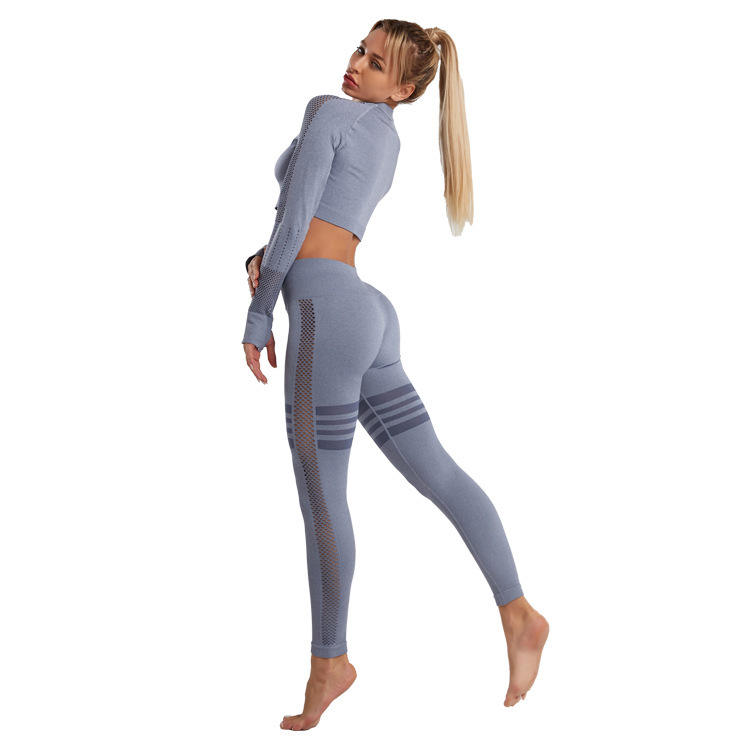 High Waist Leggings Gym Outfit Fitness Yoga Suit
