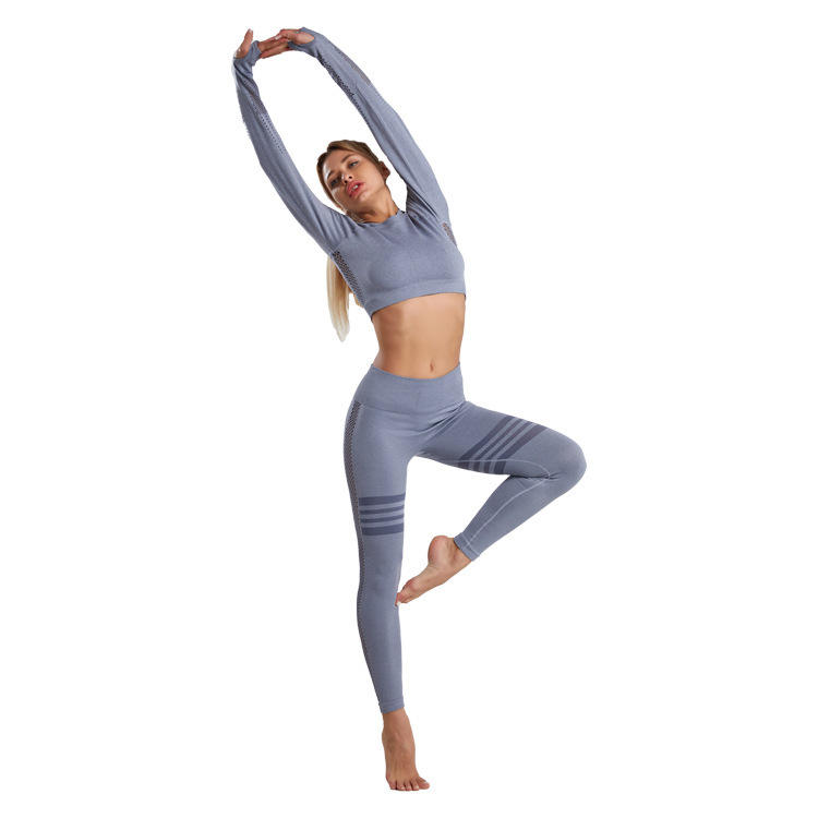 High Waist Leggings Gym Outfit Fitness Yoga Suit