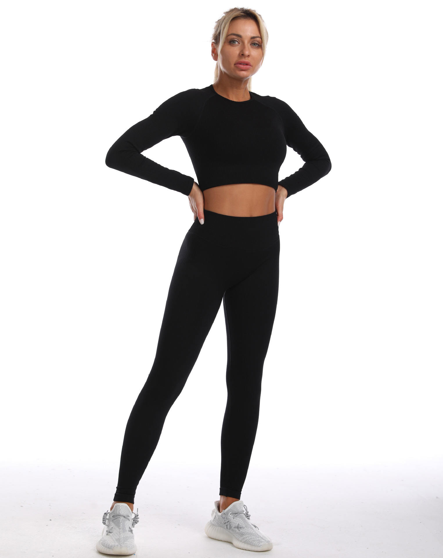 High Waist Leggings Yoga Seamless Suit