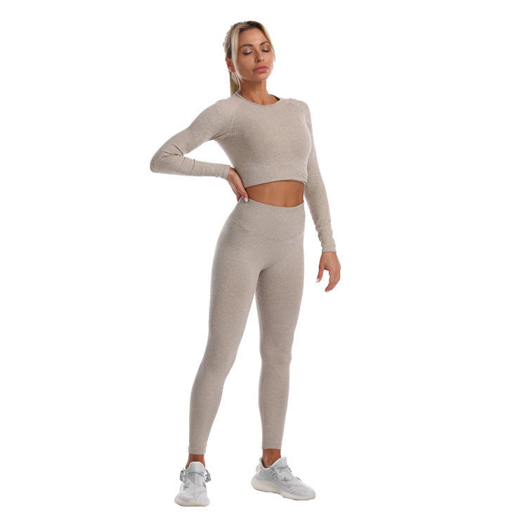 High Waist Leggings Yoga Seamless Suit