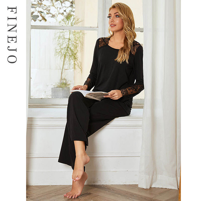 Cotton Silk Pajamas Ladies Summer Pajamas Suit