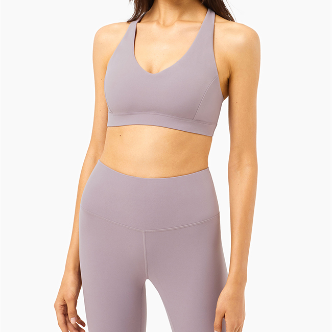 Sports Running Workout Bar Leggings Set For Women