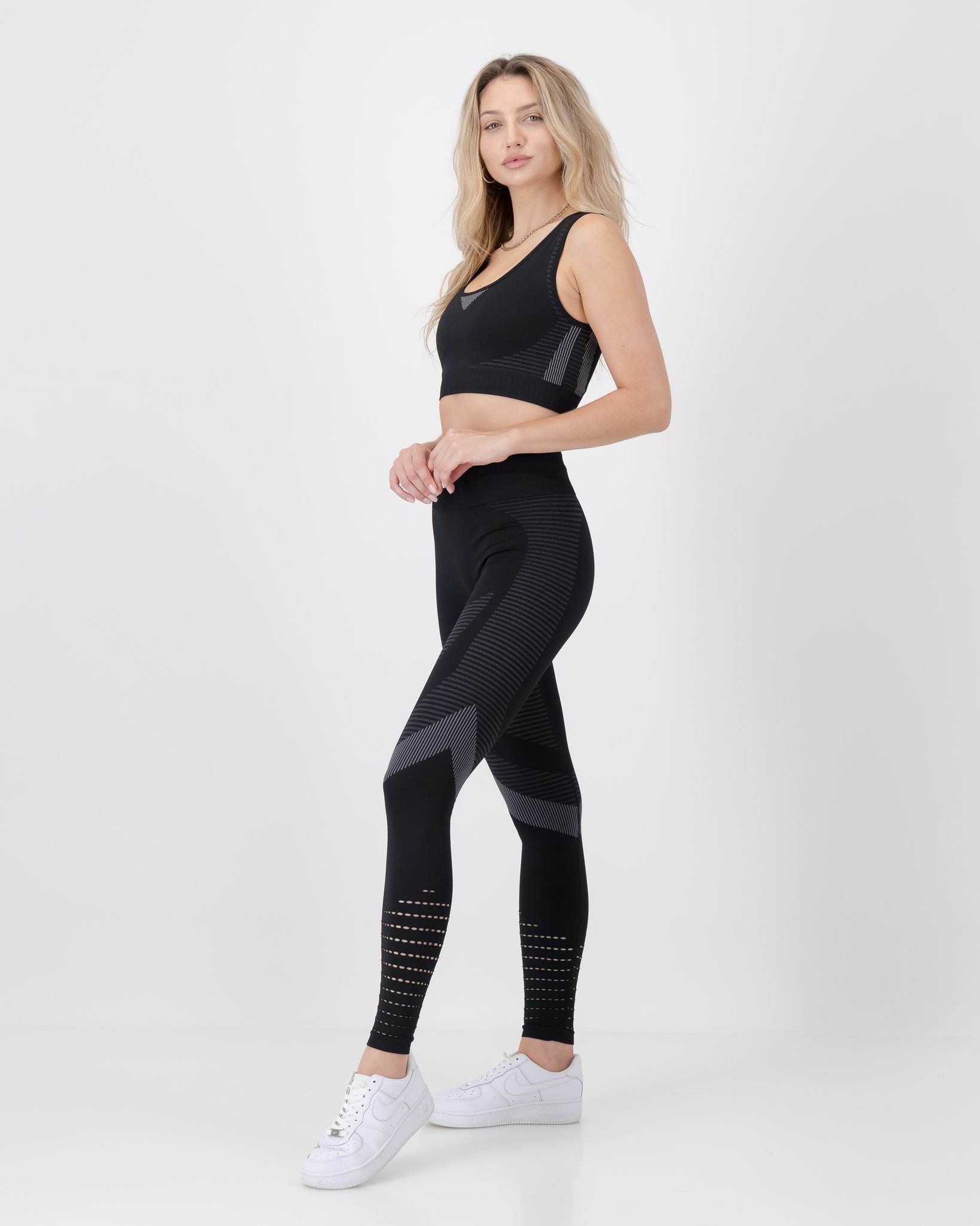 Hollow Sexy Open Back Tank Top Yoga Sport Suit