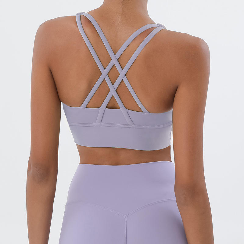 Sexy Knitted Top Workout Running Bra