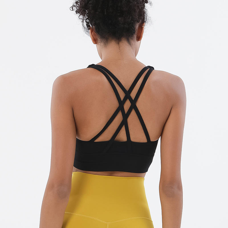 Sexy Knitted Top Workout Running Bra