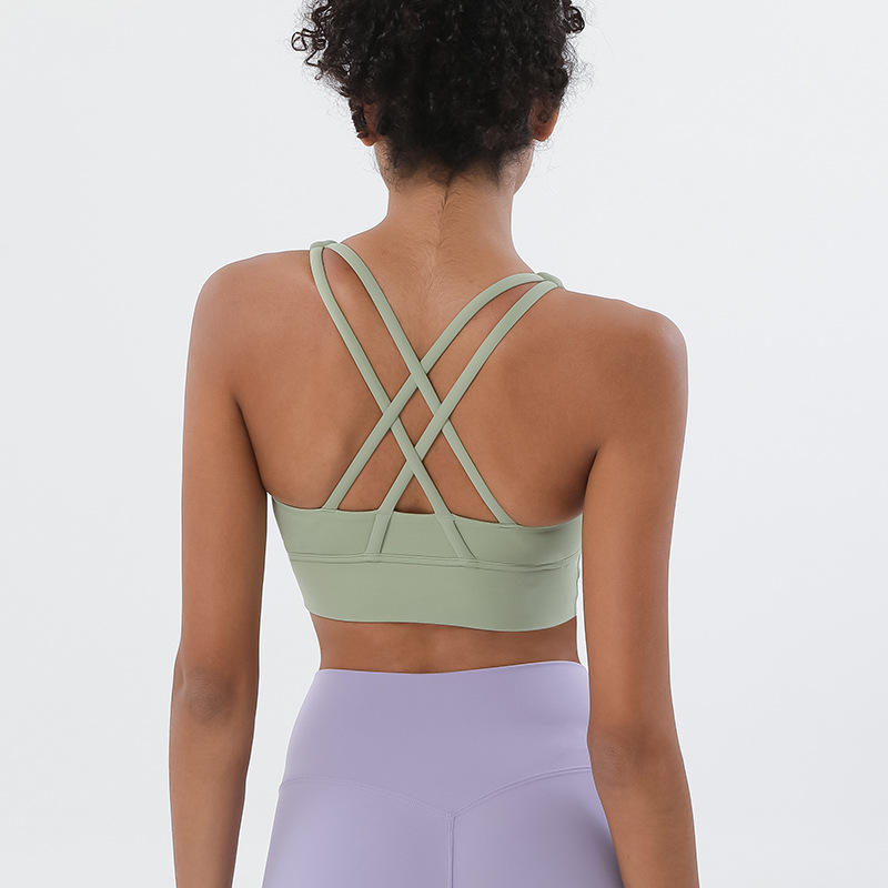 Sexy Knitted Top Workout Running Bra