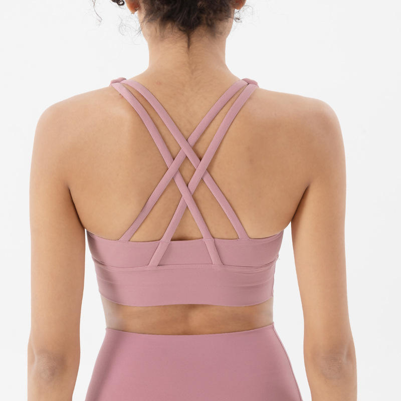 Sexy Knitted Top Workout Running Bra