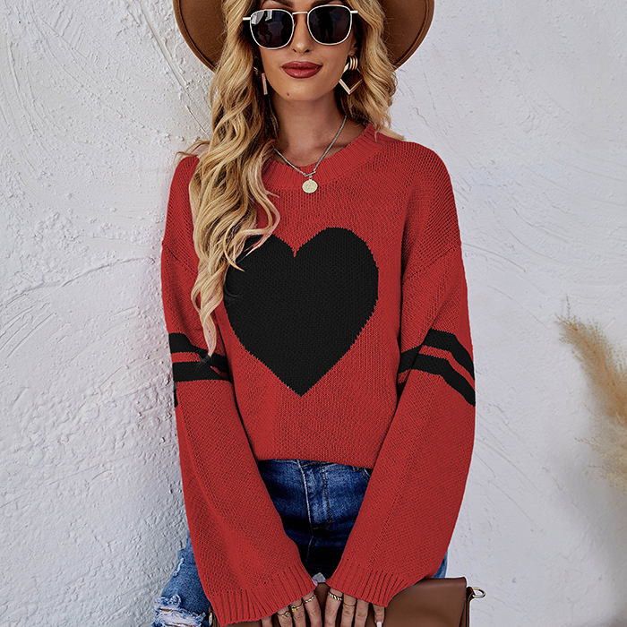 Autumn New Women's Knitted Pullover Sweater