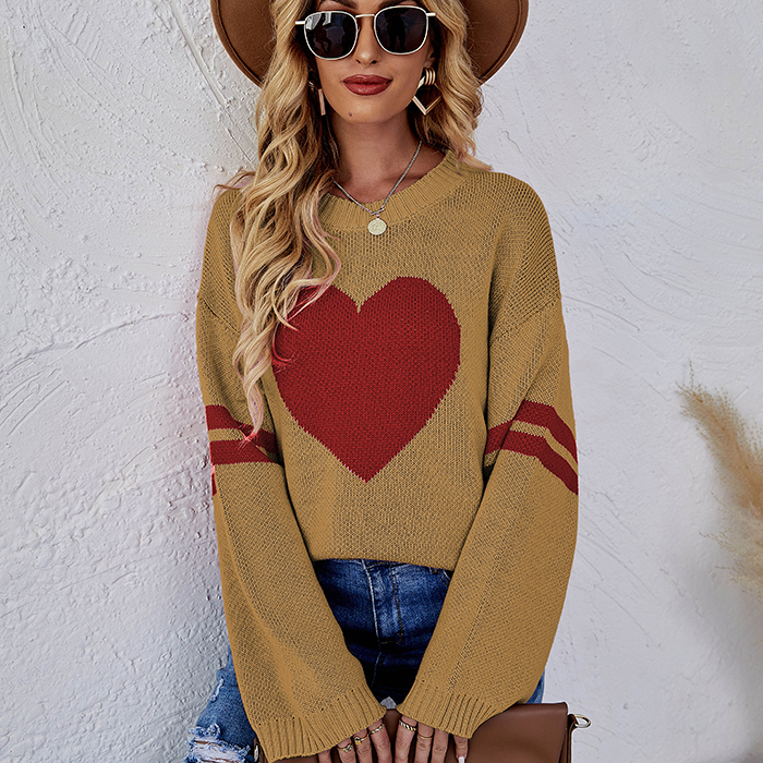 Autumn New Women's Knitted Pullover Sweater