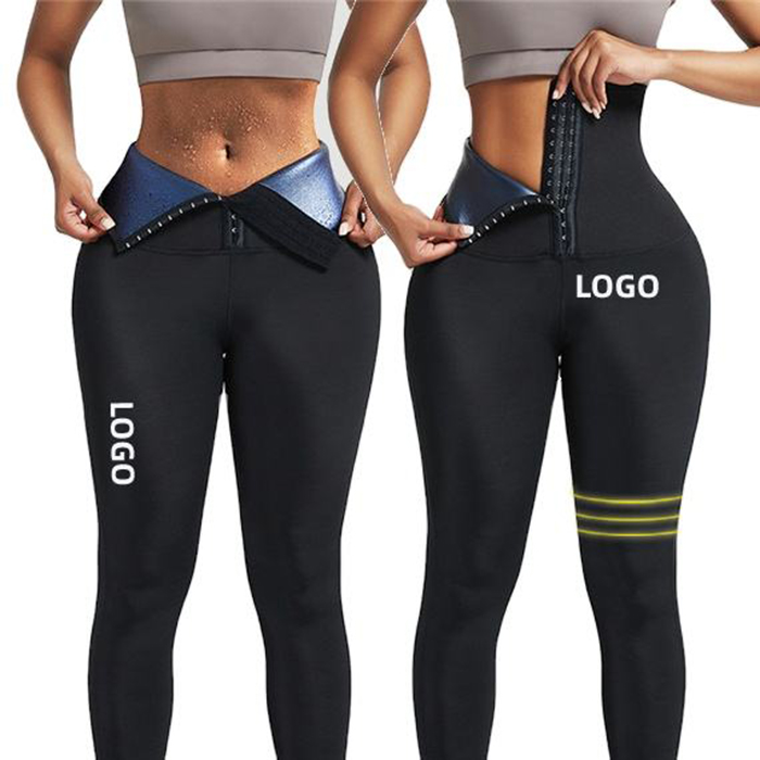 Breathable Hooks Waist Trainer Corset High Waist Yoga Pants