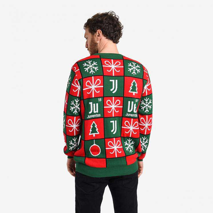 Football Club Ugly Pullover 100% Acrylic 3d Soccer Logo Sweater