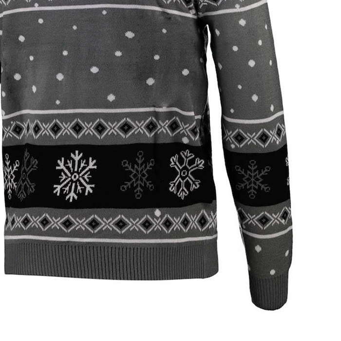 Basketball Pattern Festive Female Xmas Pullover