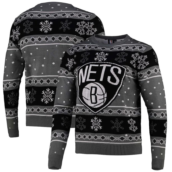 Basketball Pattern Festive Female Xmas Pullover