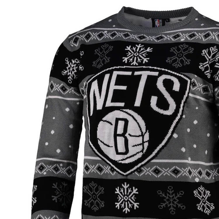 Basketball Pattern Festive Female Xmas Pullover