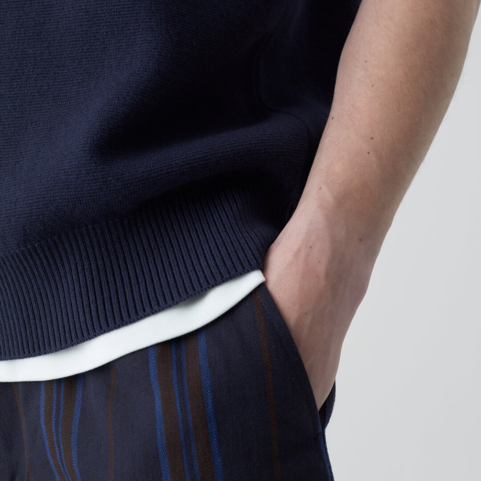 Spring Wool Cotton Sweater Vest