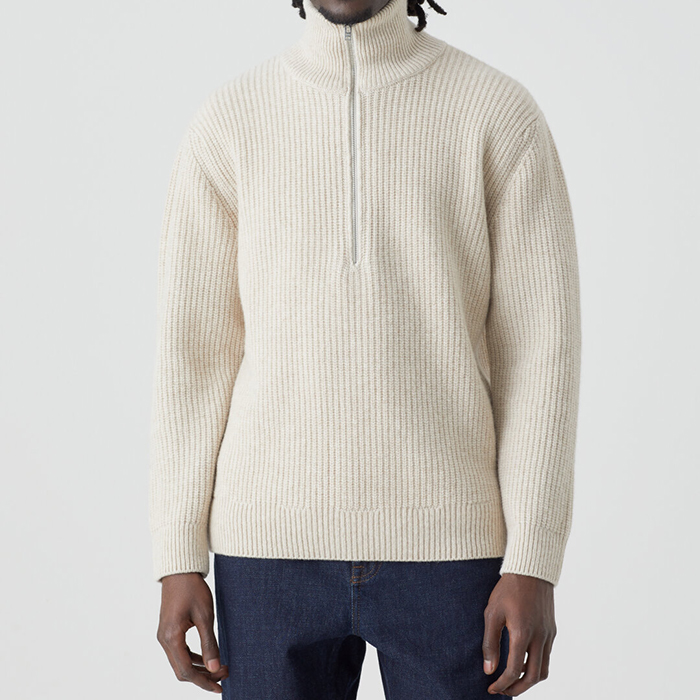 Half Zip Men Spring Sweater